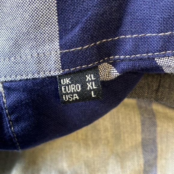 Barbour brothwell Navy and Gray Checkered Shirt - Picture 7 of 7